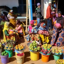 Market of Soni in the Usambara Mountains